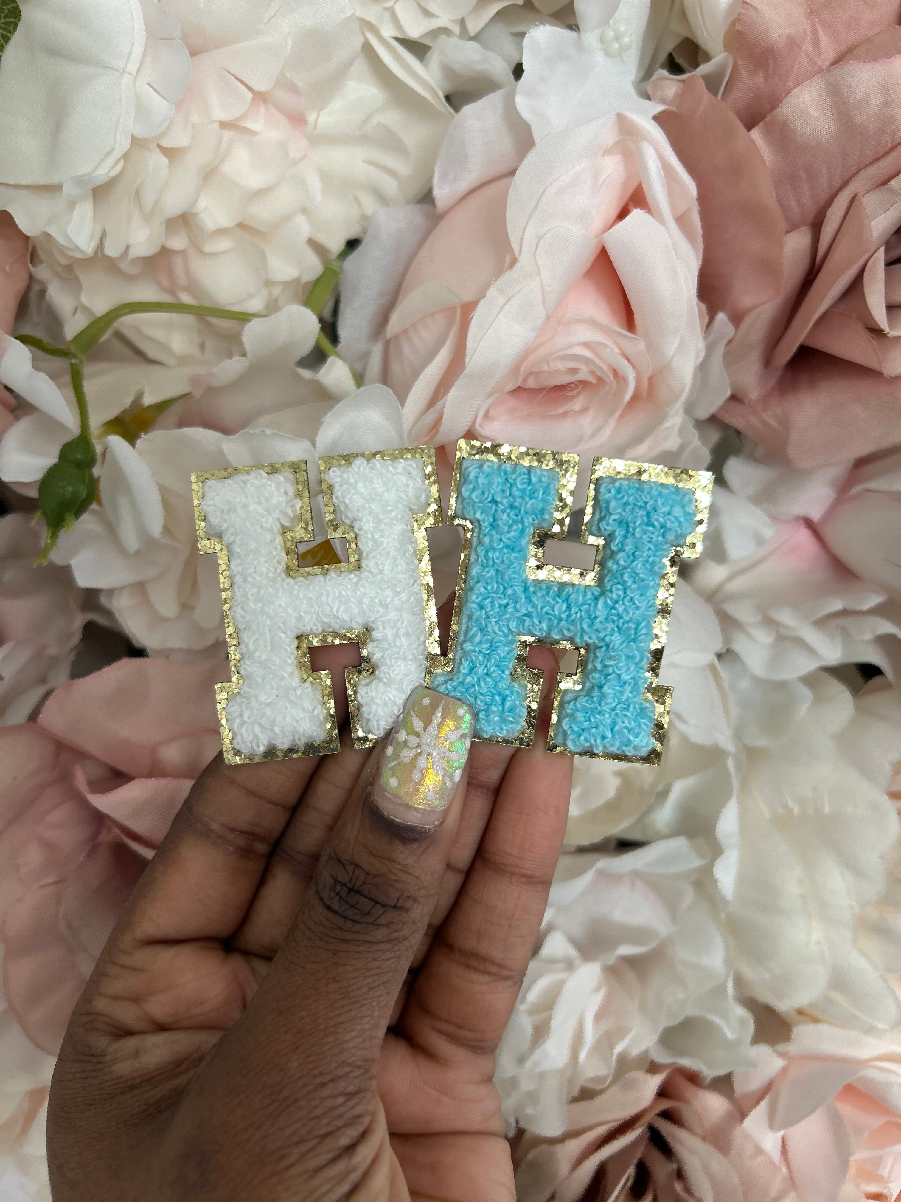 Mini 3” Iron on Chenille Patches- DIY T-shirt applique