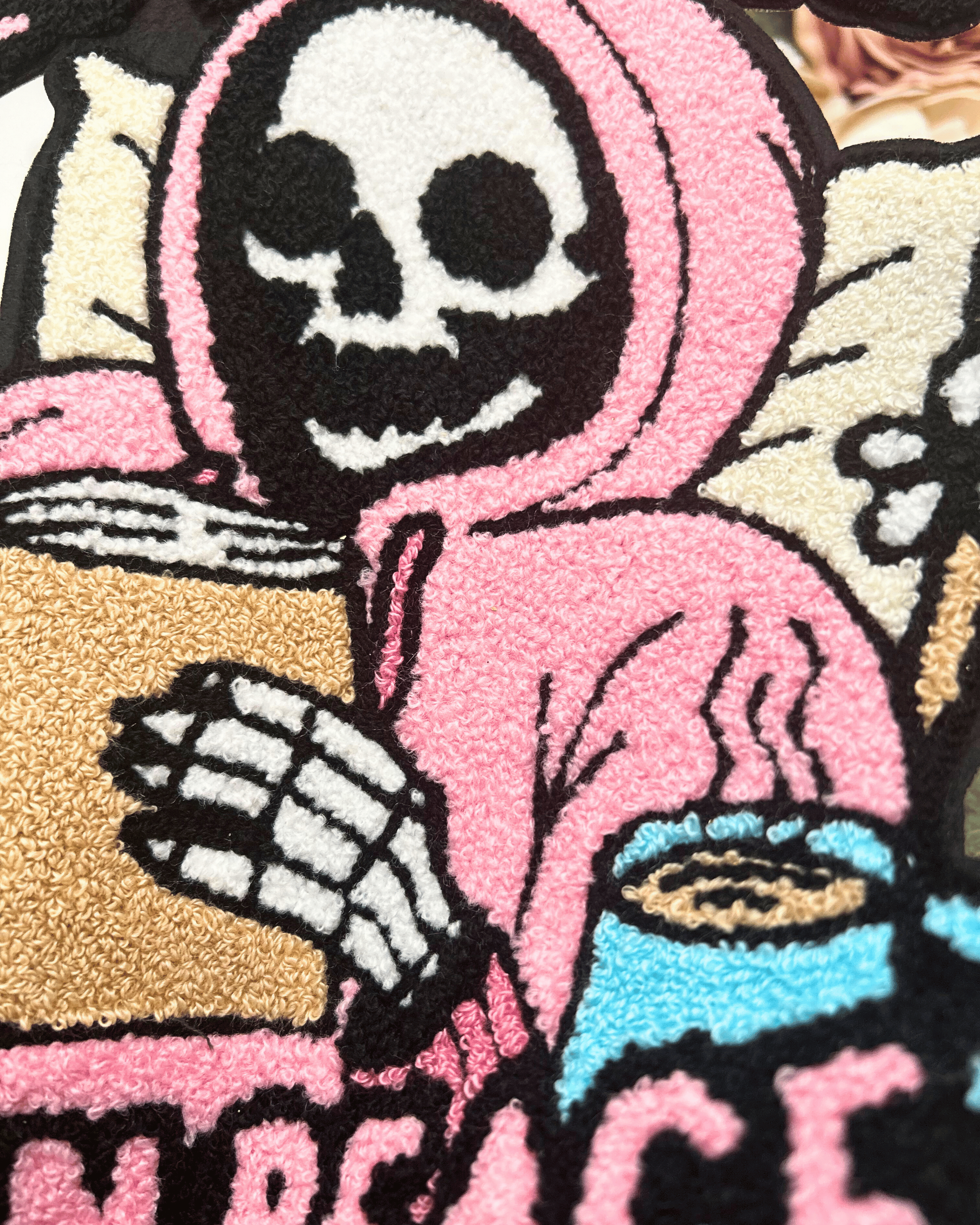 Let Me Read-Chenille Patch With Heat Activated Adhesive Back