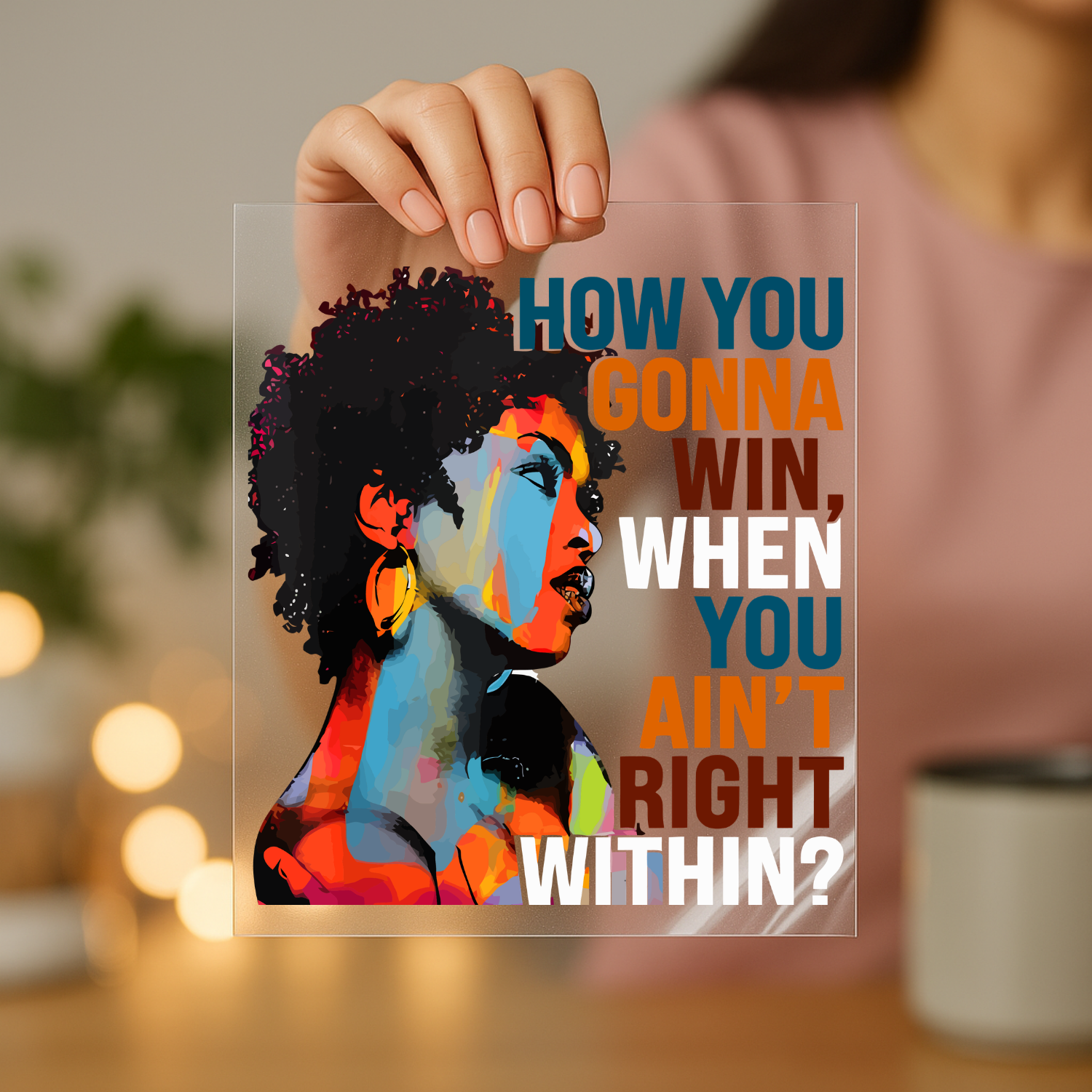 How You Gonna Win screen print transfer sheet