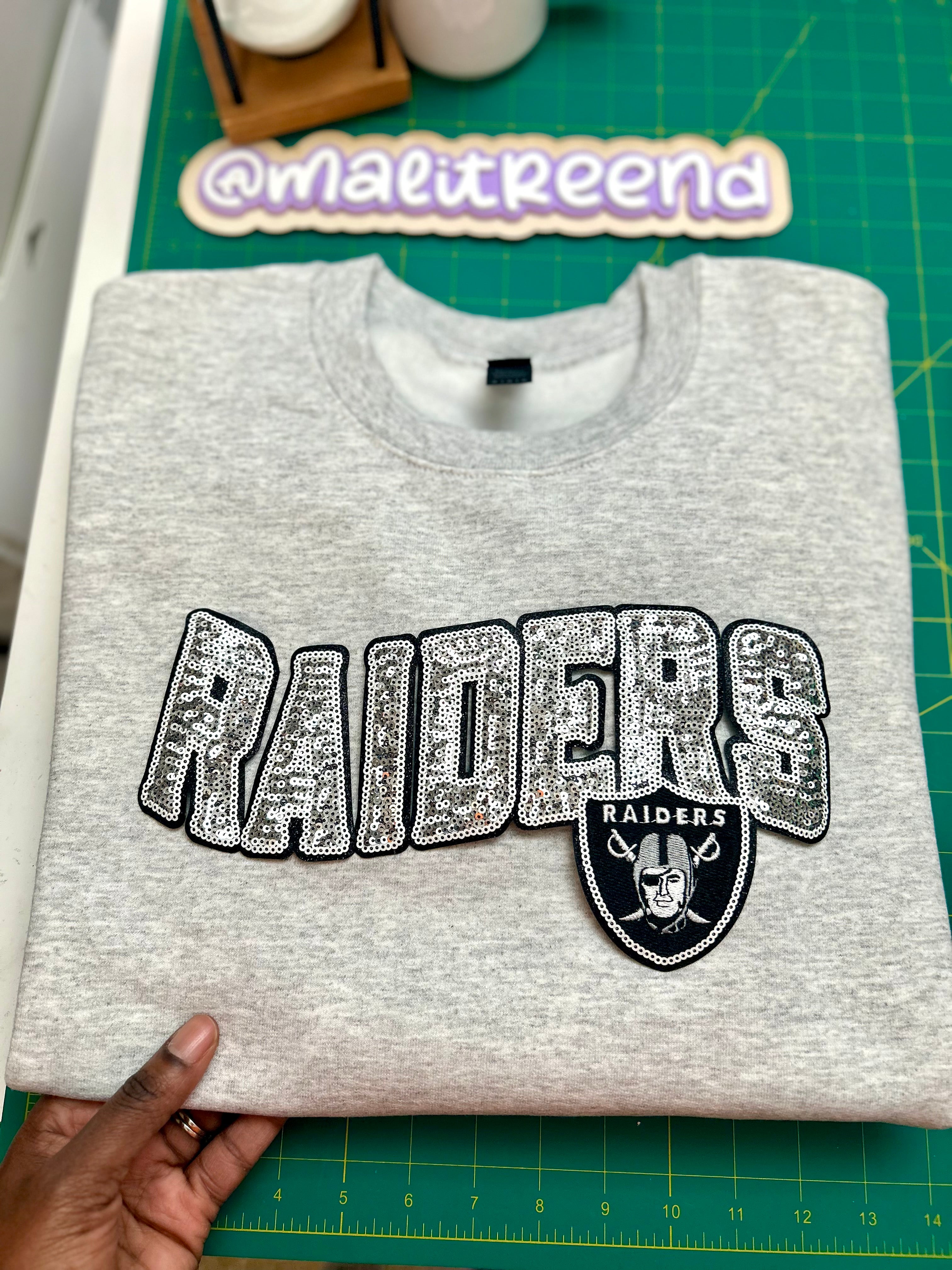 Black & Silver Crewneck Sweaters