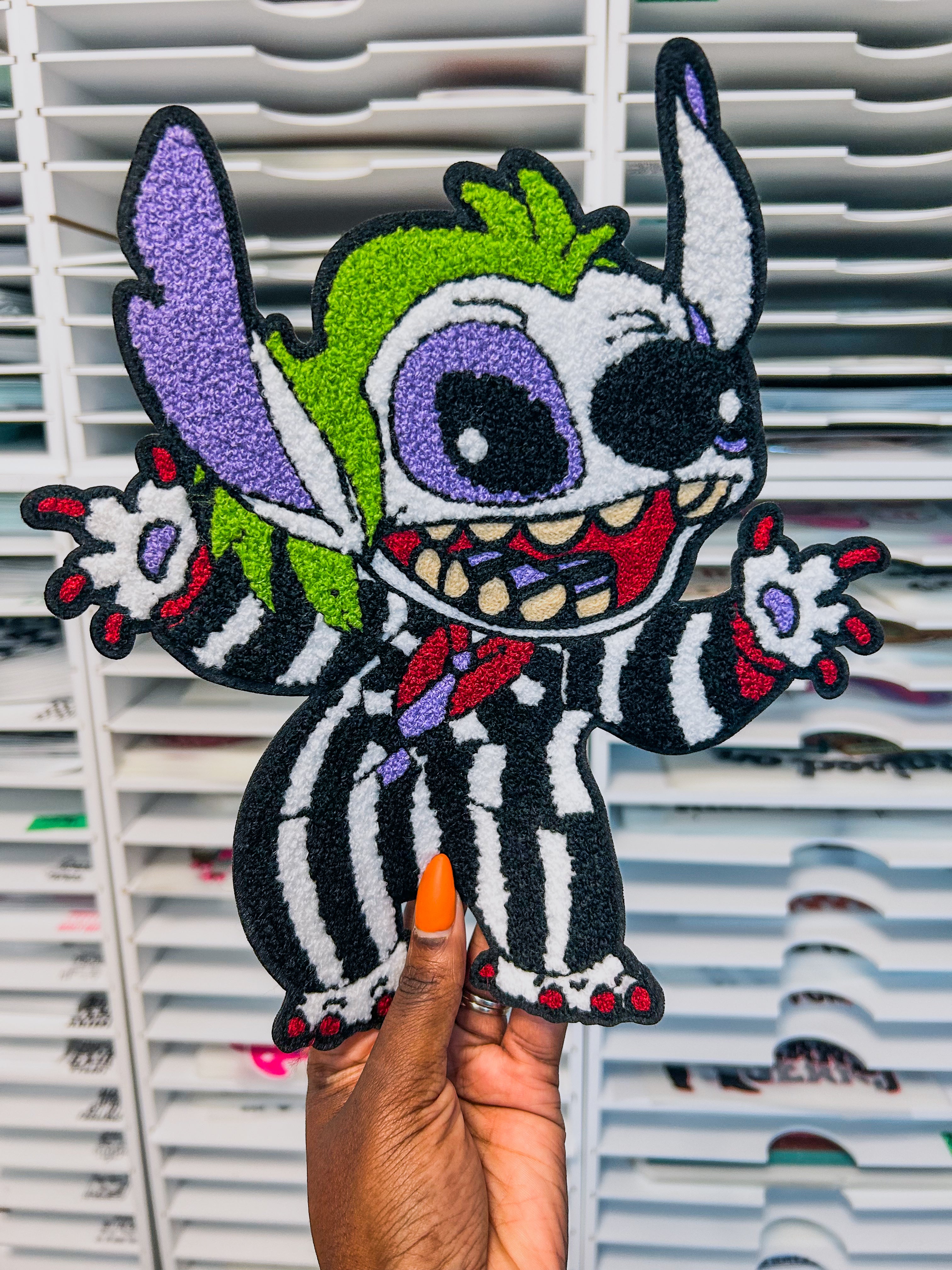 Halloween Monster Chenille Patch - Malitreend