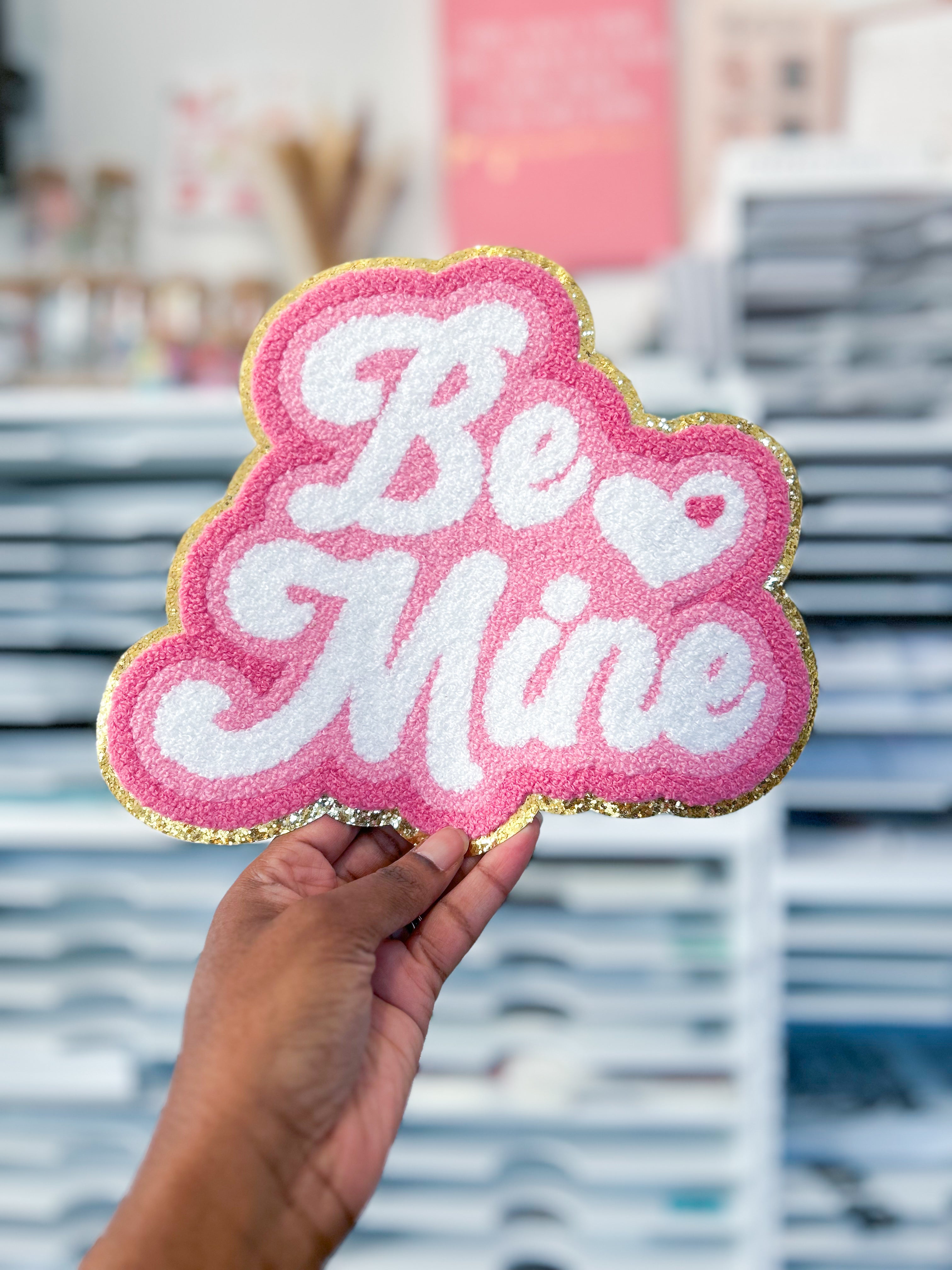 Be Mine- Chenille Patch - Malitreend