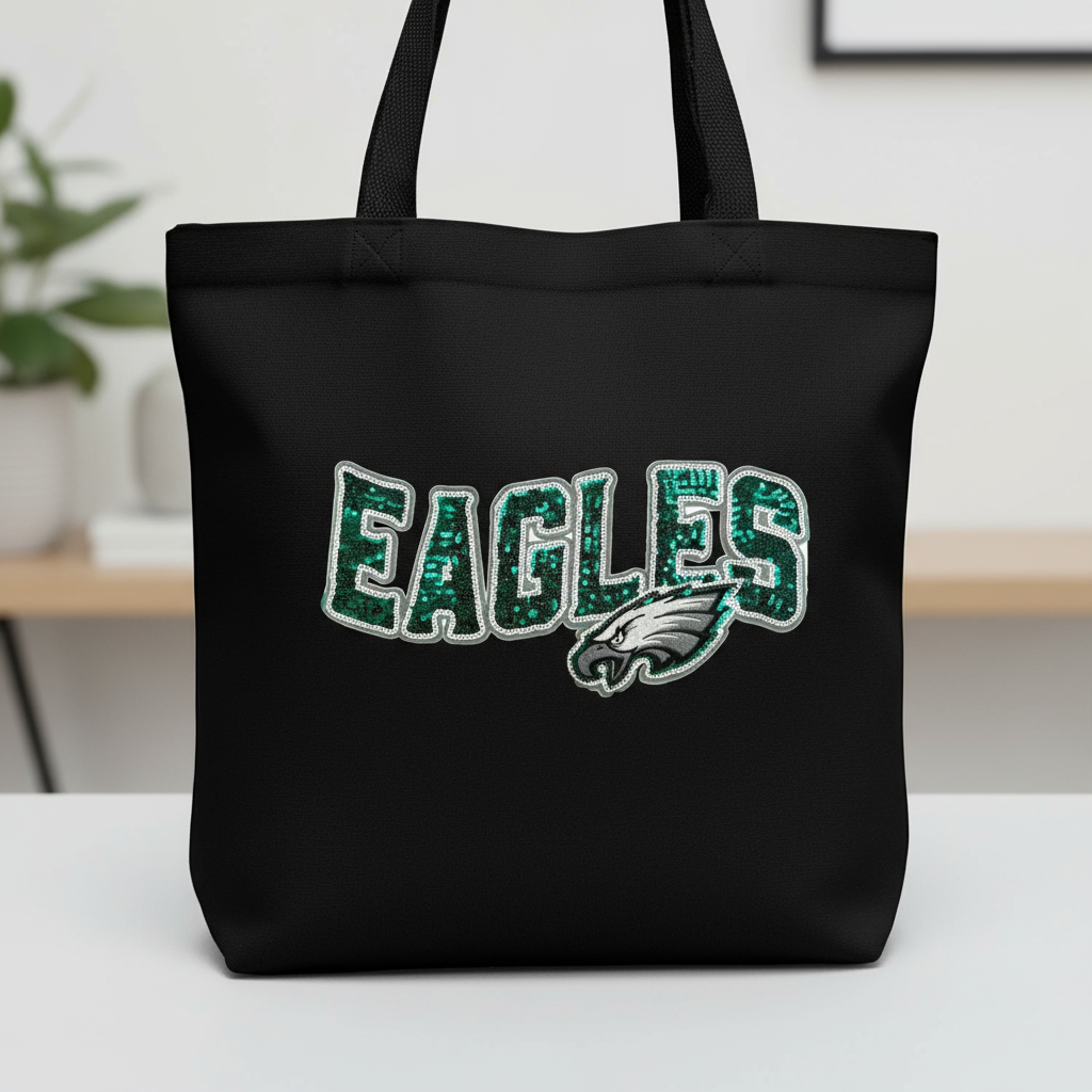 Eagles Patch on Tote Bag