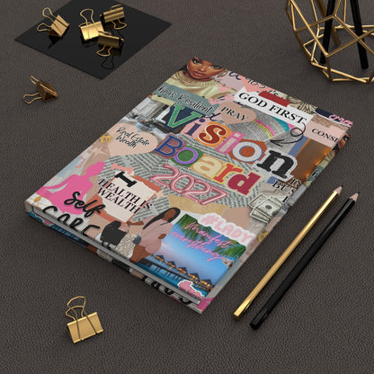 Vision Board 2025 Hardcover Journal Matte