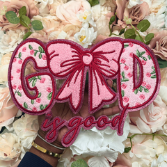 God is Good Chenille Patch - PATCH ONLY - 10.5
