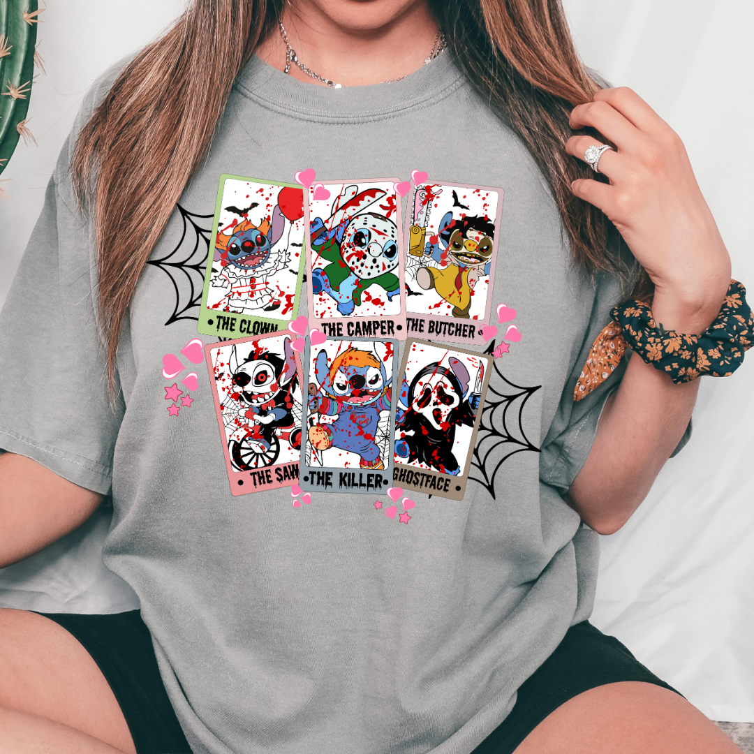 Aloha Halloween design printed on soft cotton tee and sweatshirt, featuring holiday themed t-shirt