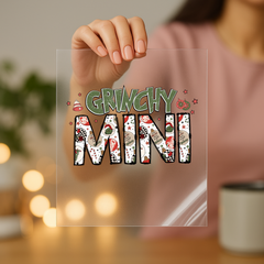 Grinchy Mini Screen Print Transfer