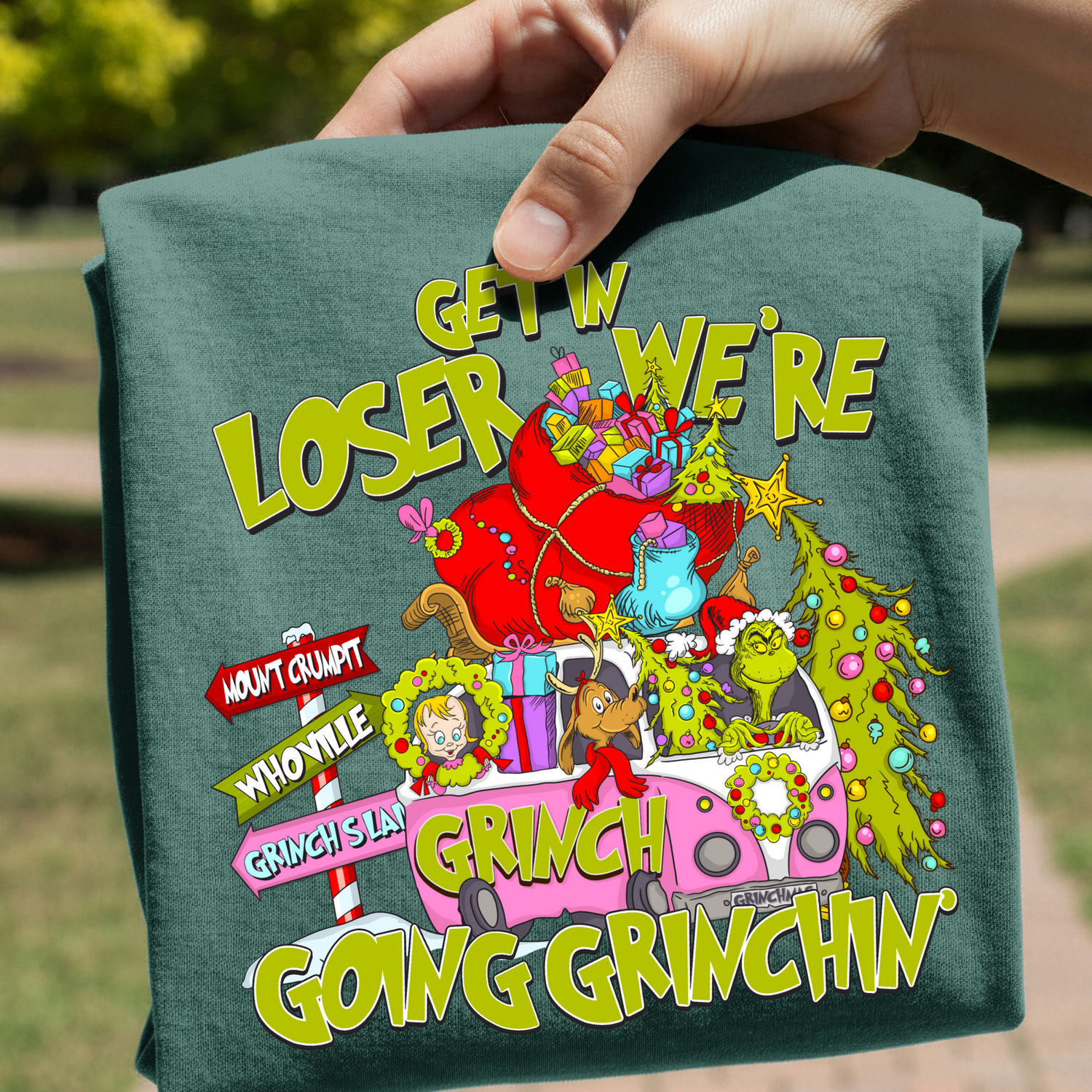 Get In Loser Screen Print Transfer 11 Inch Clear Full Color