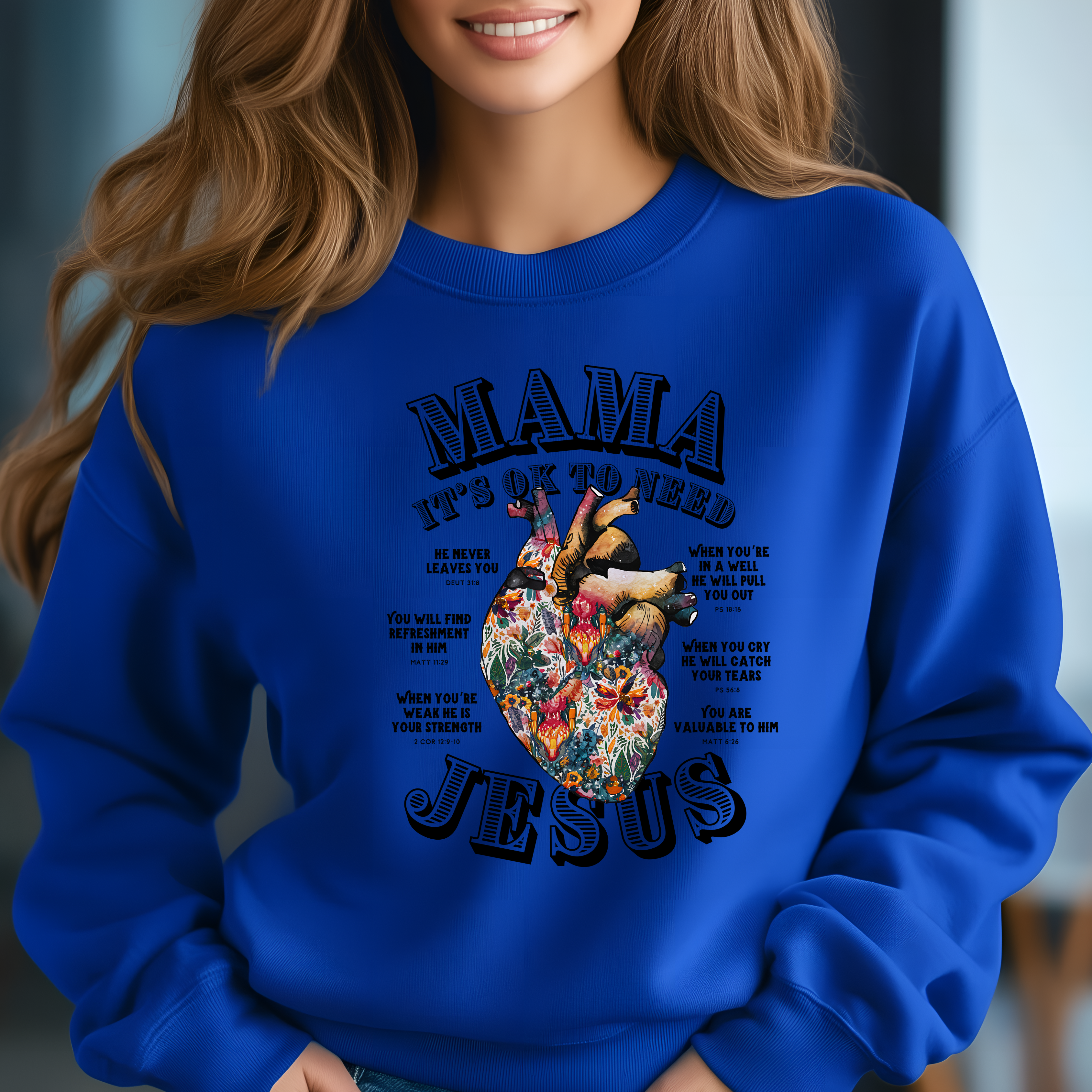 We Need Jesus Screen Print Transfer – Inspirational Christian Design for DIY T-Shirts and Apparel