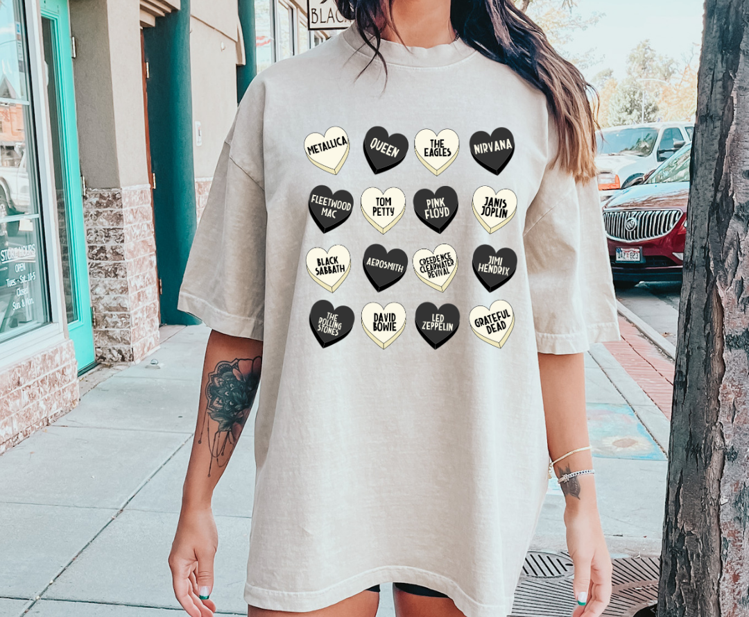 Rockstars design printed on soft cotton tee and sweatshirt, featuring motivational graphic tee