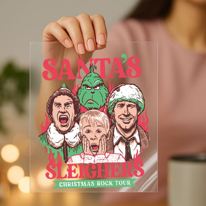 Santas Sleighers  – Screen Print Transfer Sheet