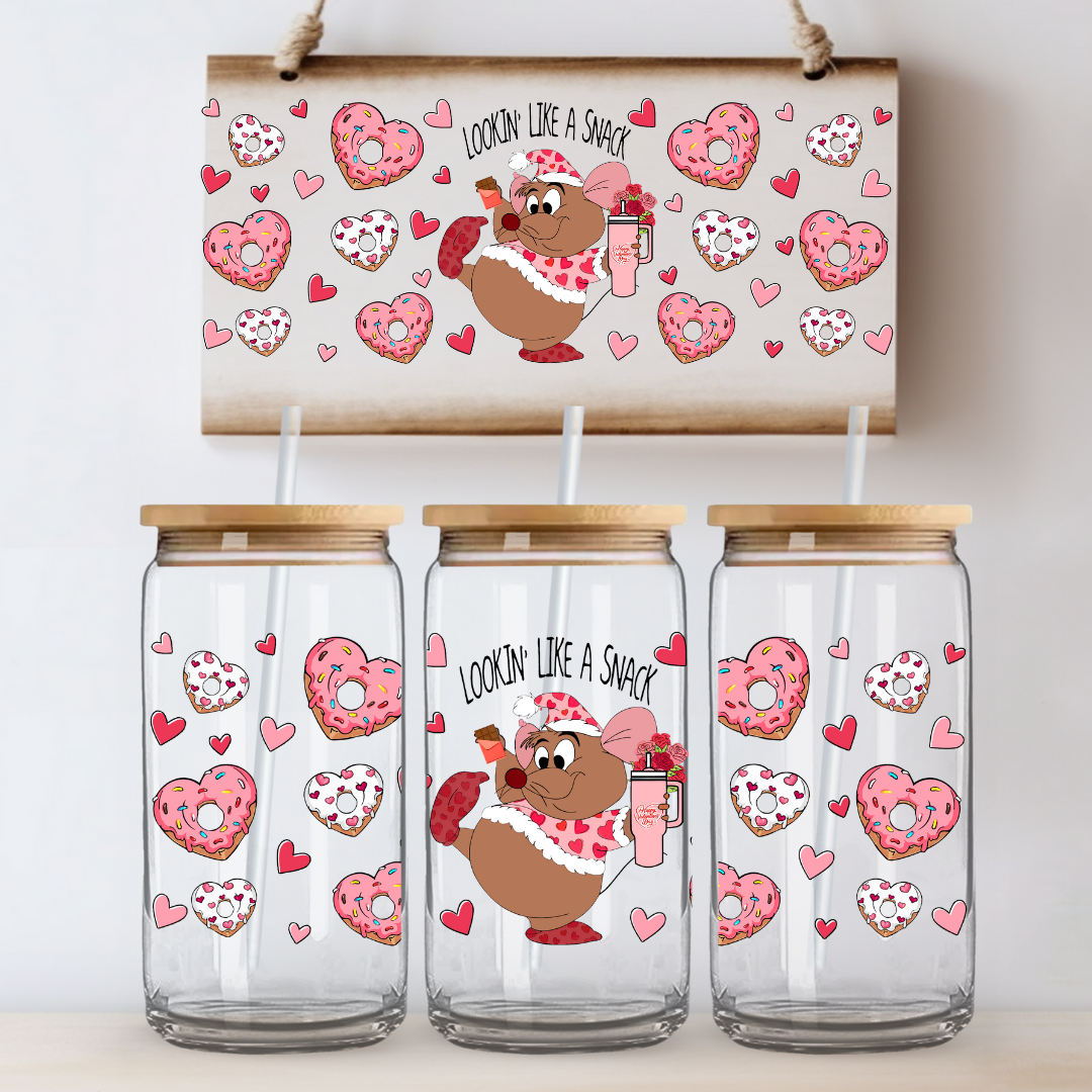 DONUT HEARTS-CUP WRAP TRANSFER