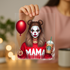 Mama clown balloon screen print transfer sheet
