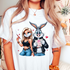 Xo Lola design printed on soft cotton tee and sweatshirt, featuring funny graphic tee