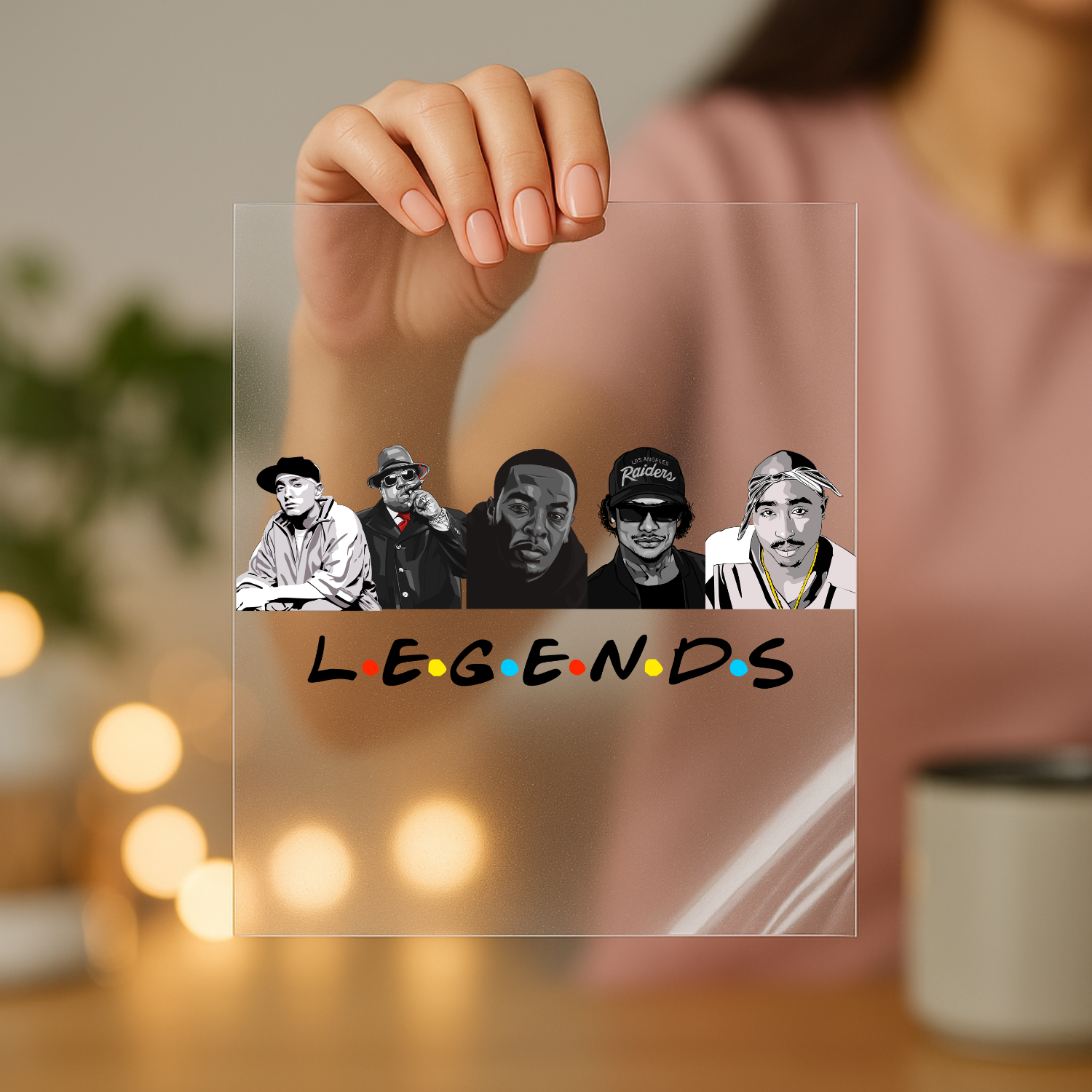 Rap Legends screen print transfer sheet