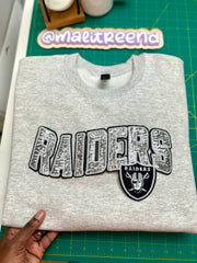 Black & Silver Crewneck Sweaters