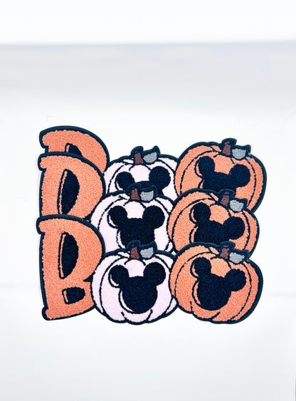 Boo Chenille Patches