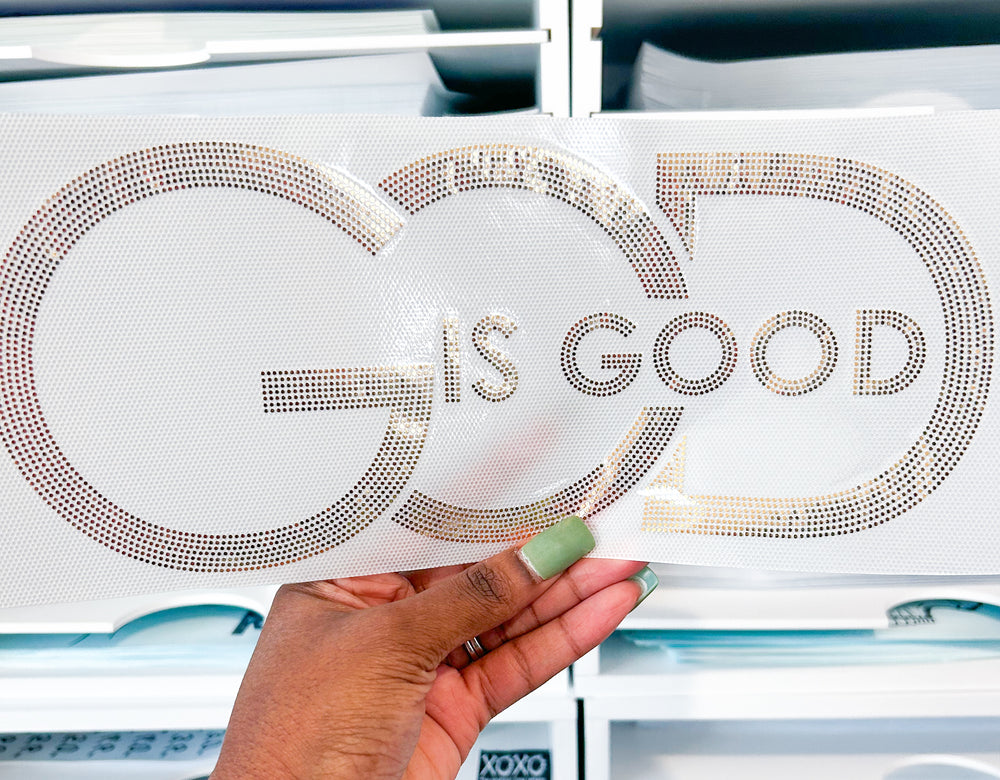God Is Good Glitter Graphic Tee & Sweatshirt – Christian faith tee