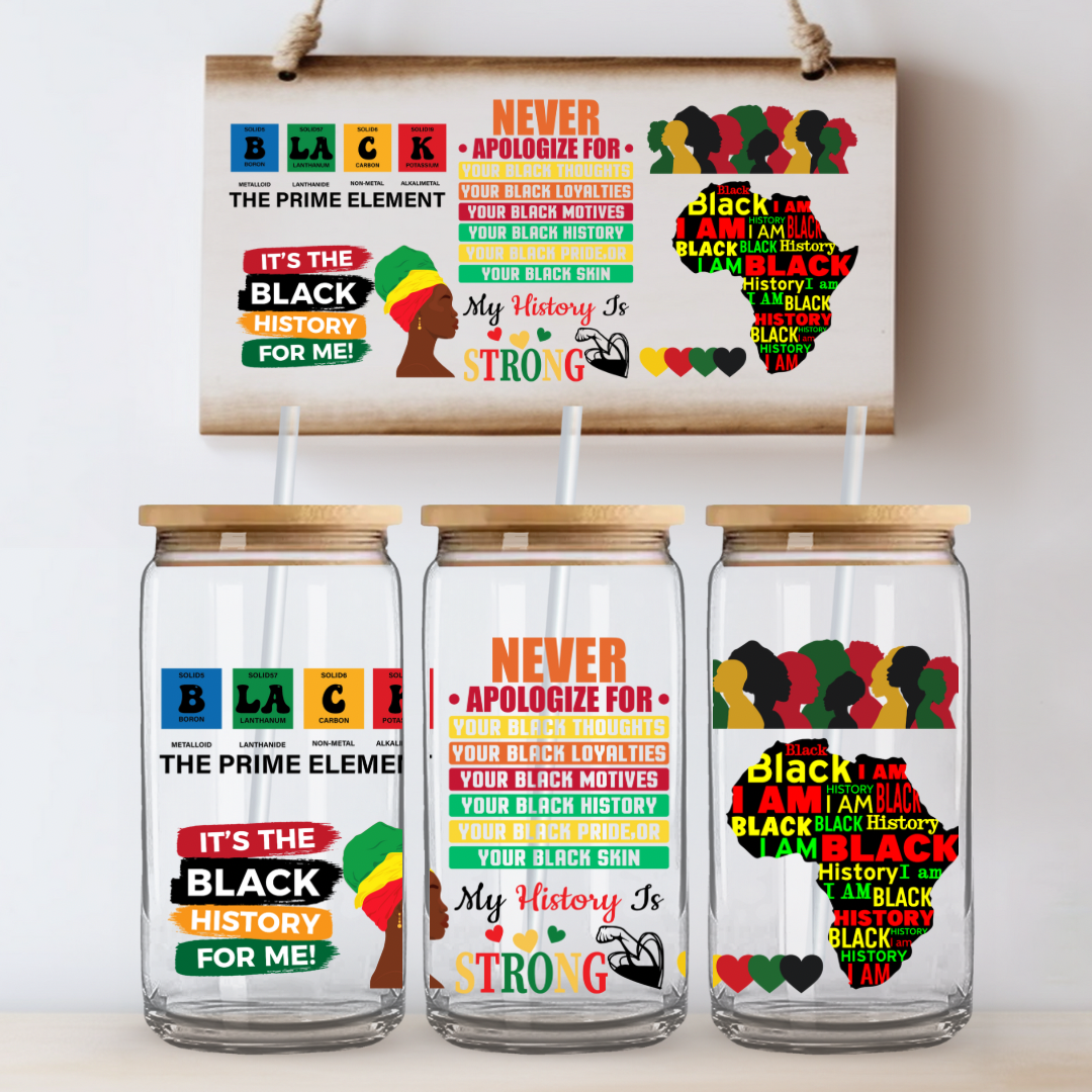 Black History-Uv Cup Wrap