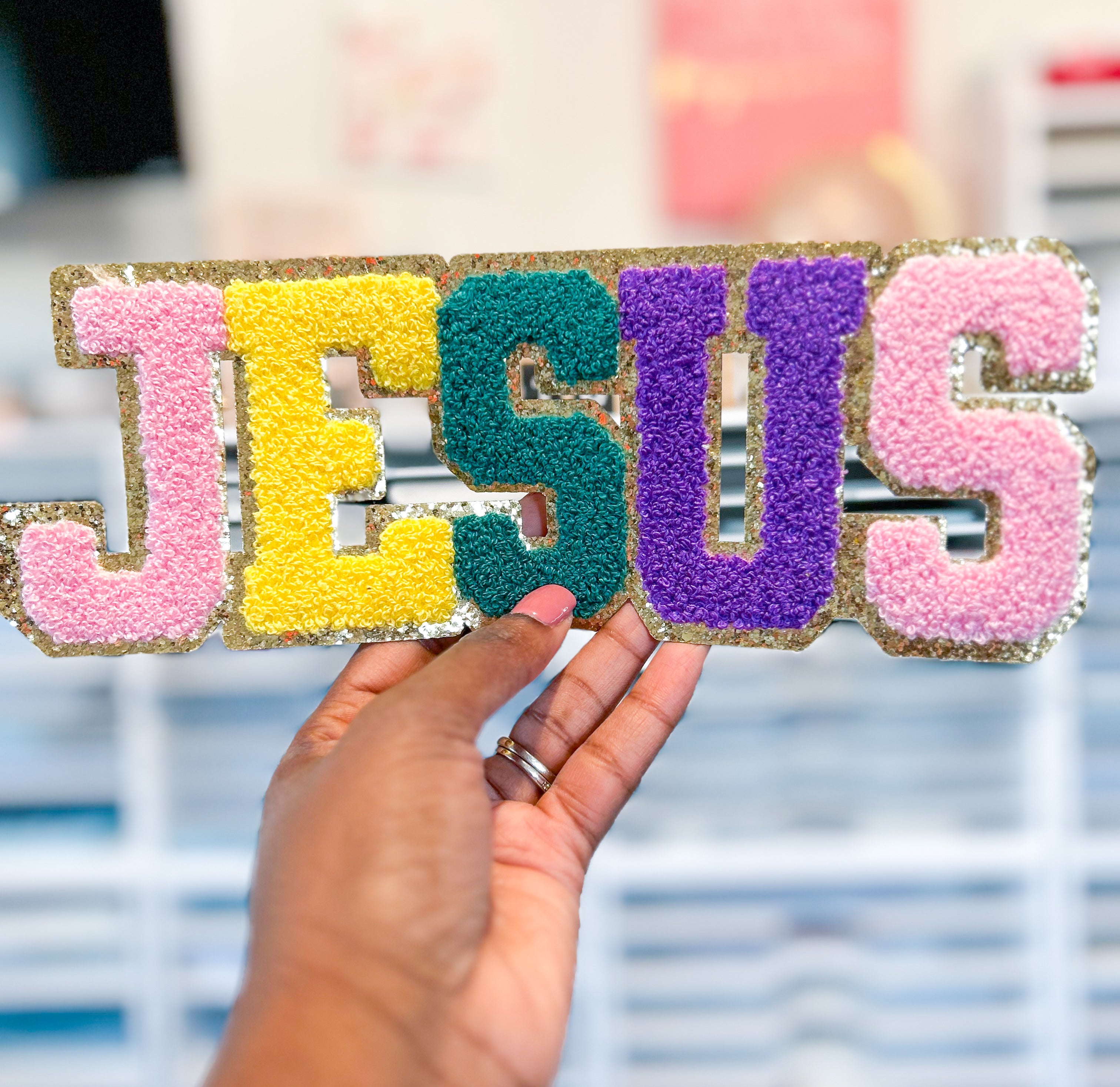 Jesus- Chenille Patch