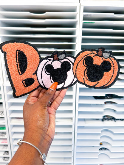 Boo Chenille Patches