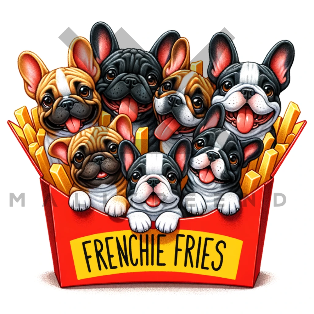 French dogs-Png