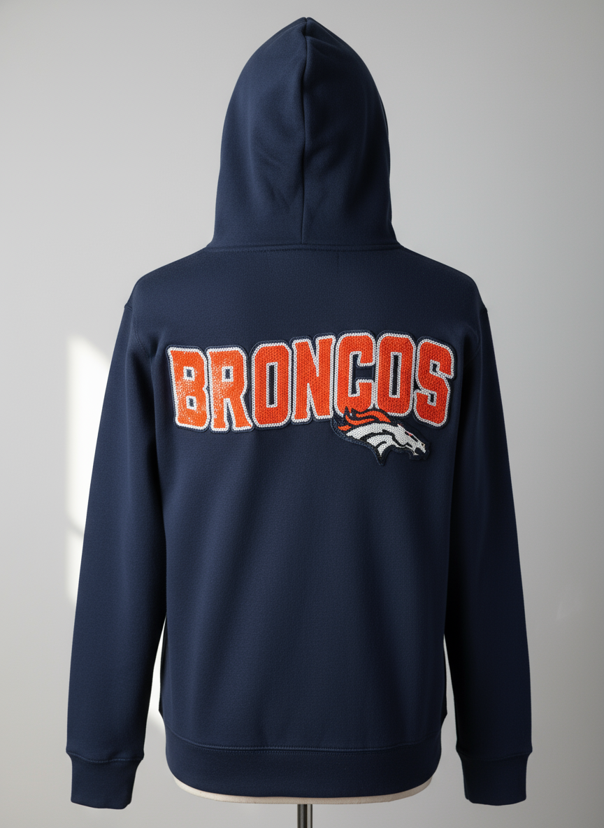 Broncos Patch on Hoodie