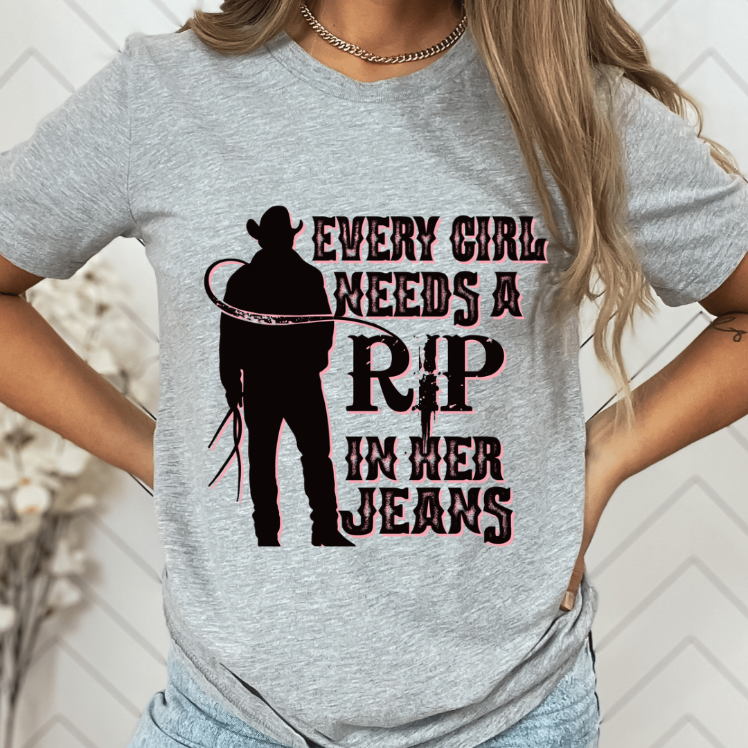 Every Girl design printed on soft cotton tee and sweatshirt, featuring motivational graphic tee