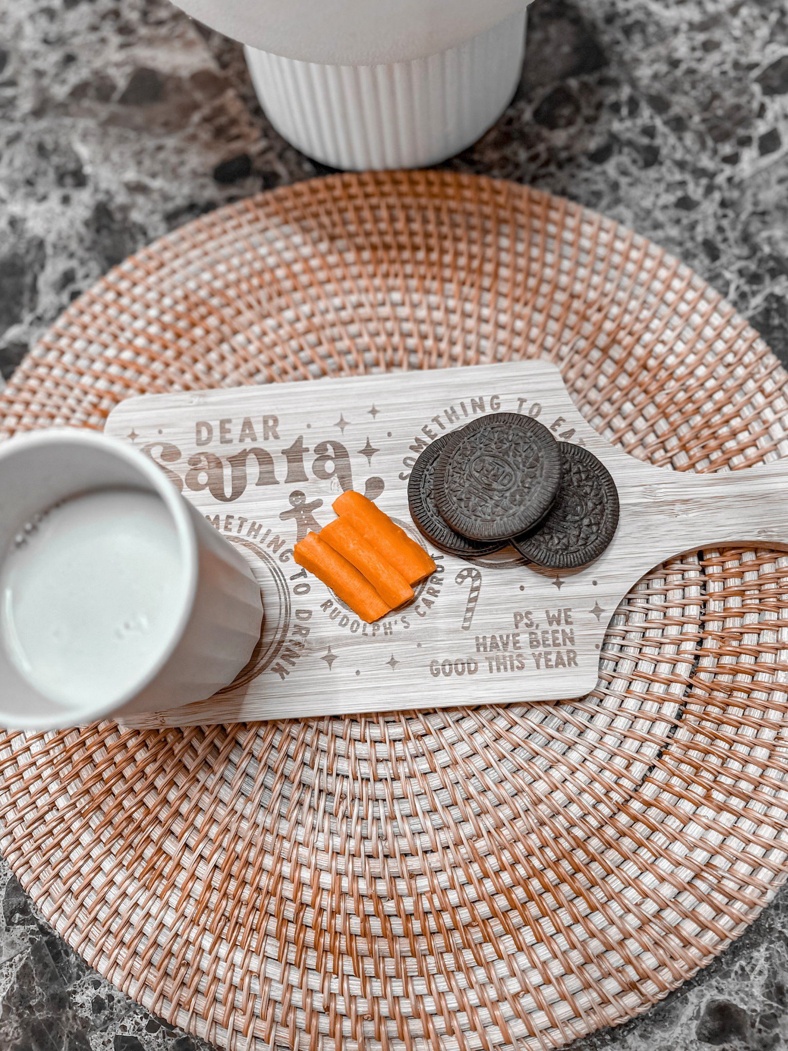 Mini Santa Cookie Board-Cutting Board