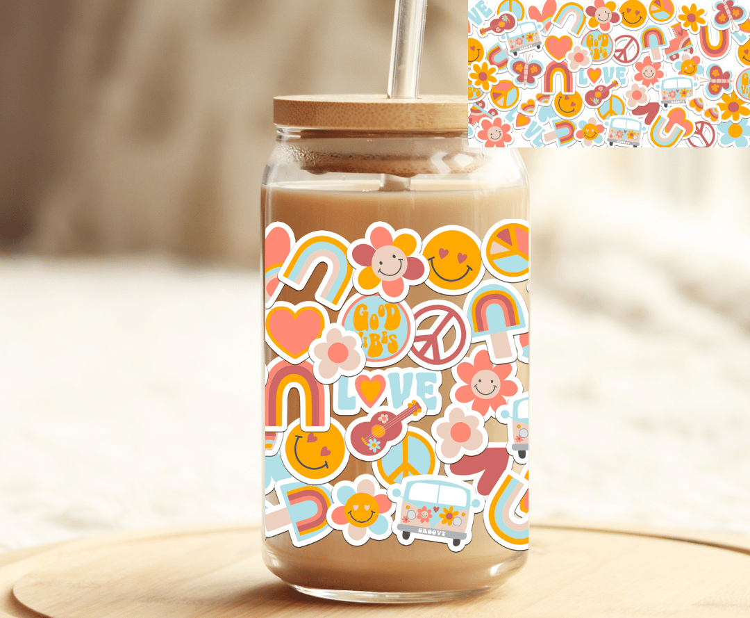 PEACE &amp; LOVE CUP WRAP-16 0Z - Malitreend