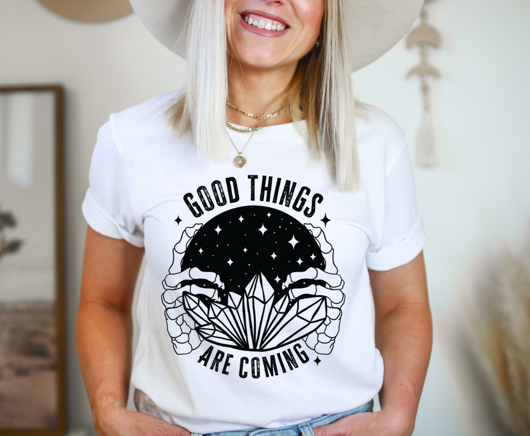 Good Things Are Coming-screen print transfer - Malitreend