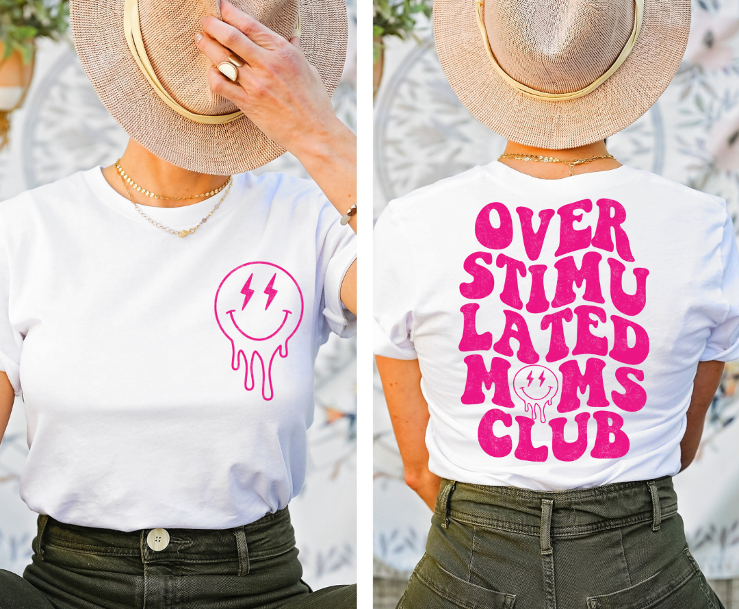 Overstimulated Moms Club Distressed - Malitreend