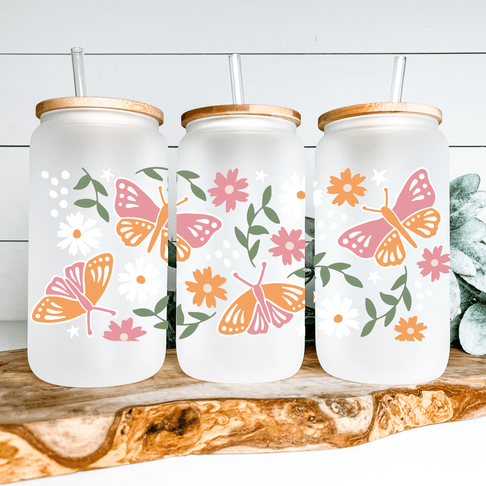 Spring Butterfly-16oz Cup Wrap