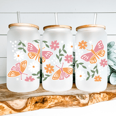 Spring Butterfly-16oz Cup Wrap