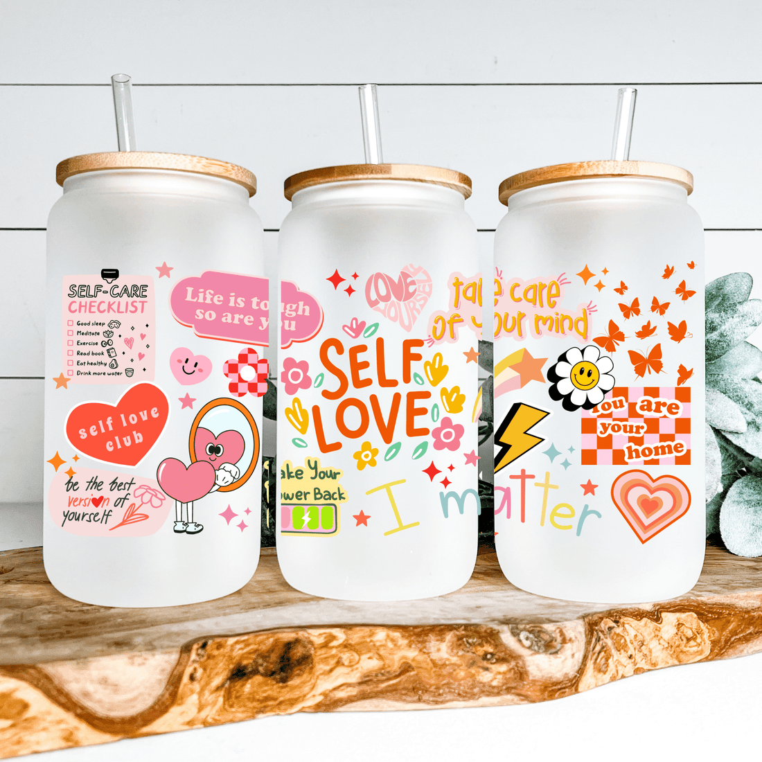 Love Yourself Cup Wrap 16oz - Malitreend